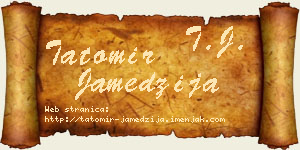 Tatomir Jamedžija vizit kartica